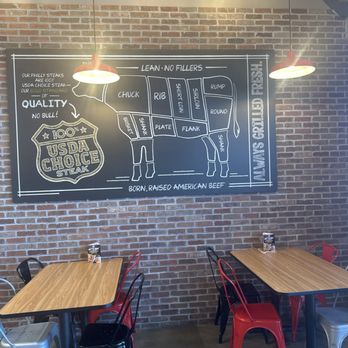 Charleys Cheesesteaks - Seating area - Cheesesteaks Near Me - Laurel, Maryland