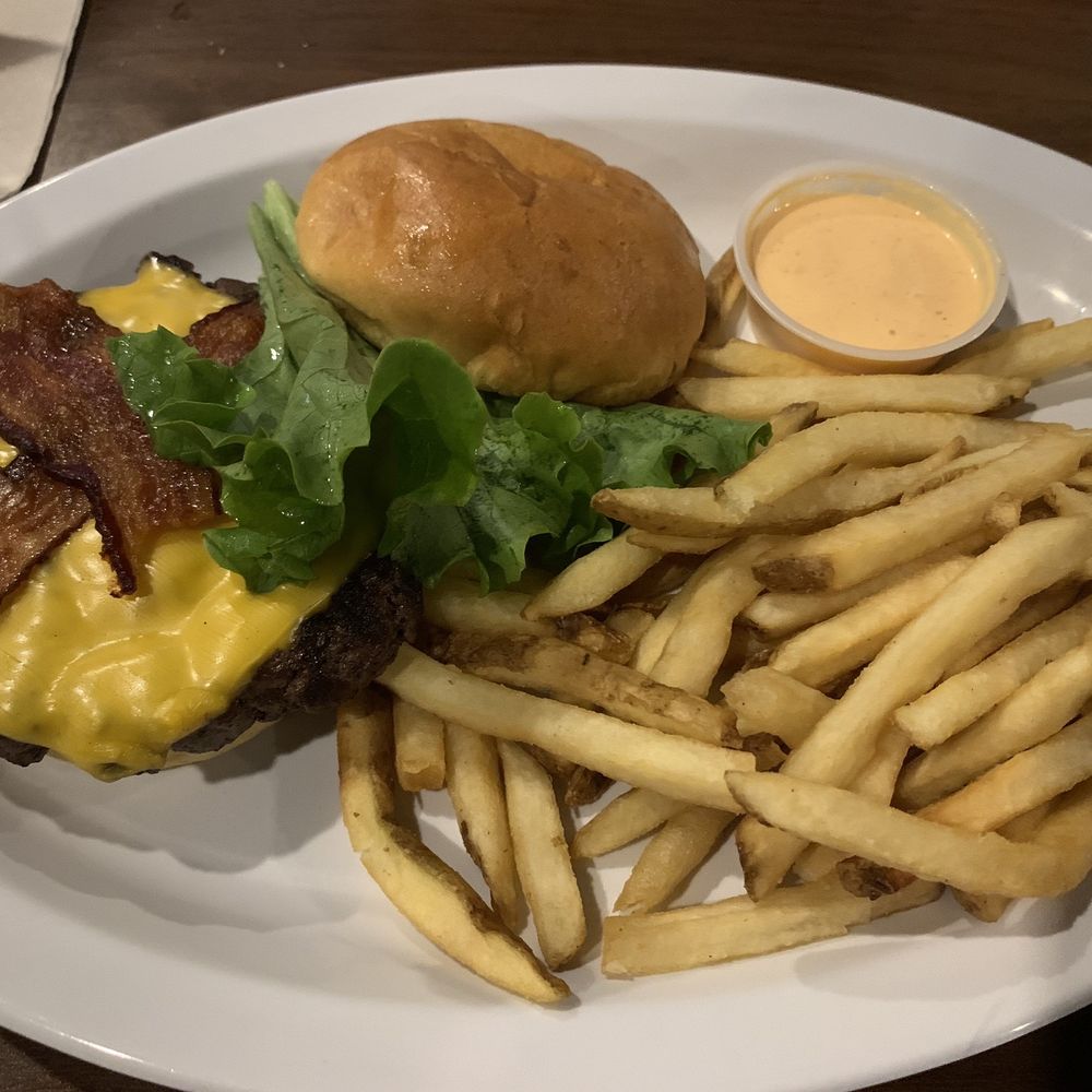Chix on the Beach - Bacon cheeseburger - Seafood Near Me - Virginia Beach, Virginia Chix on the Beach - Bacon cheeseburger - Seafood Near Me - Virginia Beach, Virginia