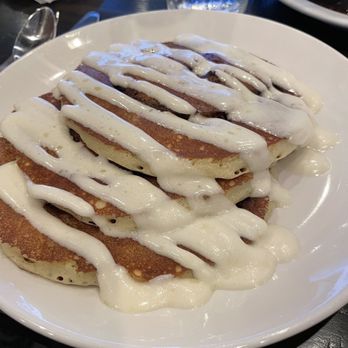 The Original Pancake House - Cinnamon Bun Pancakes - Short Stack (3) - Breakfast & Brunch Near Me - Maple Grove, Minnesota The Original Pancake House - Cinnamon Bun Pancakes - Short Stack (3) - Breakfast & Brunch Near Me - Maple Grove, Minnesota