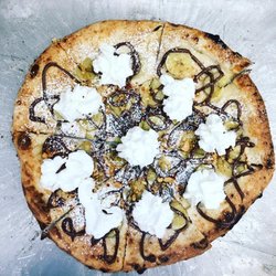Vic and Nicalena's Wood Fired Pizza - Chocolate Dipped Banana Pizza