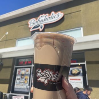 Bobaholics - Okinawa milk tea - Bubble Tea Near Me - San Jose, California