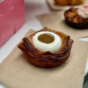 Panaderya Salvaje - Biko Danish - a flaky pastry filled with brown sugar-coconut milk sticky rice - Bakeries Near Me - Jersey City, New Jersey Panaderya Salvaje - Biko Danish - a flaky pastry filled with brown sugar-coconut milk sticky rice - Bakeries Near Me - Jersey City, New Jersey