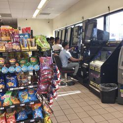 Conoco - Video gaming now supplements the usual snack, soft drink, and alcohol inventory.