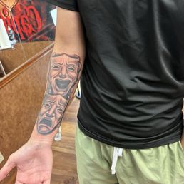 Smile now cry later -tattoo by Daniel Smile now cry later -tattoo by Daniel