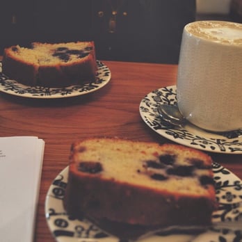 Seven Grams Caffe - Delicious blueberry bread and a caffé latte - Coffee & Tea Near Me - New York, New York Seven Grams Caffe - Delicious blueberry bread and a caffé latte - Coffee & Tea Near Me - New York, New York