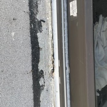 A-Christian Glass - screw holes not covered - Windows Installation Near Me - Delray Beach, Florida