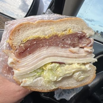 Genova Bakery - Combo sandwich prosciutto, smoked turkey And provolone with the fixings. Delicious - Bakeries Near Me - Stockton, California