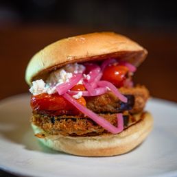 Crispy Eggplant Sandwich
