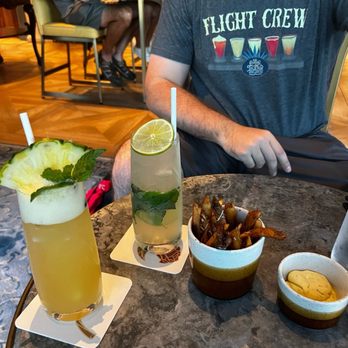 Enchanted Rose - Island Rose, Mojito, and House-made Truffle Fries - Lounges Near Me - Lake Buena Vista, Florida