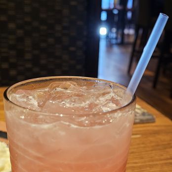 Outback Steakhouse - A glass of iced Strawberry lemonade. The perfect chill and flavor. - Steakhouses Near Me - Roanoke, Virginia