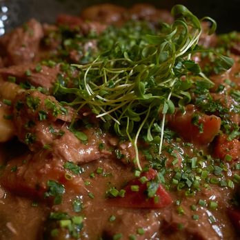 Wirtshaus Taube - Stunggis (lamb stew) - Swiss Food Near Me - Luzern, LU Wirtshaus Taube - Stunggis (lamb stew) - Swiss Food Near Me - Luzern, LU