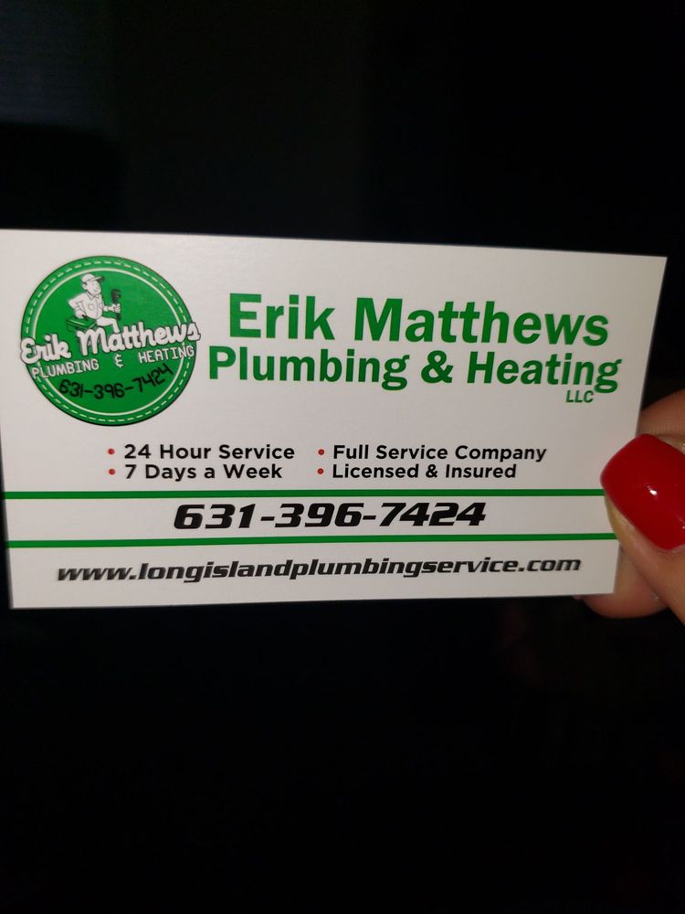 Slide of Erik Matthews Plumbing and Heating