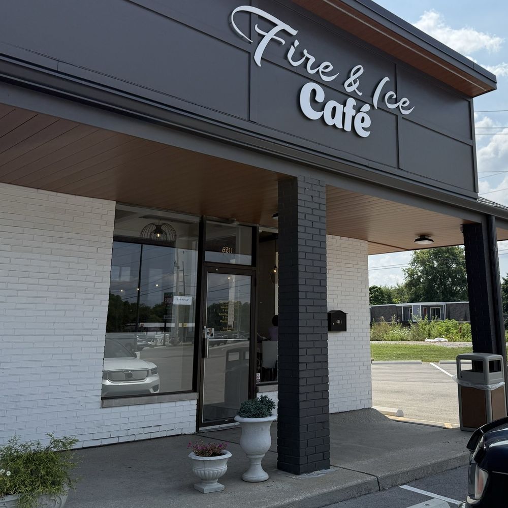Fire and Ice Cafe - Exterior of building. Plenty of parking - Coffee & Tea Near Me - Indianapolis, Indiana Fire and Ice Cafe - Exterior of building. Plenty of parking - Coffee & Tea Near Me - Indianapolis, Indiana