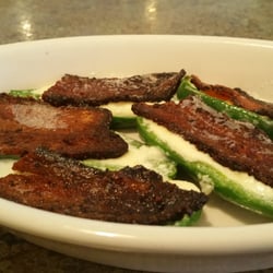 New Anchor Inn - Jalapeño poppers with bacon strip appetizer