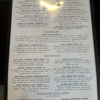Stagecoach Restaurant - Menu - Venues & Event Spaces Near Me - Salado, Texas Stagecoach Restaurant - Menu - Venues & Event Spaces Near Me - Salado, Texas