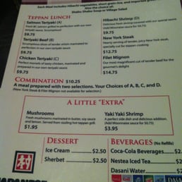 Lunch menu Lunch menu