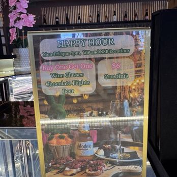 AJ Chocolate House - Happy hour menu! - Chocolatiers & Shops Near Me - Winter Park, Florida