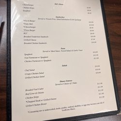 Final Approach - Menu
