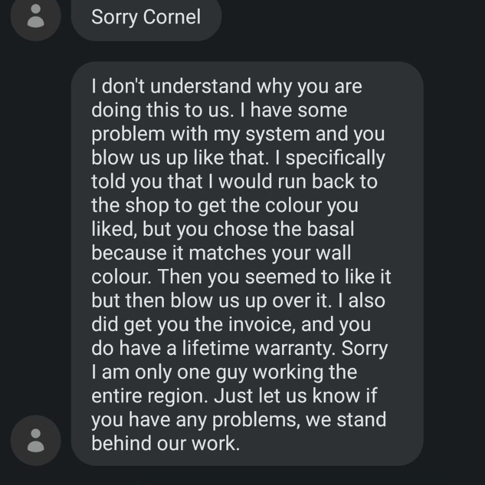 Owner's response to my review. Looks like they have time to respond after all. Owner's response to my review. Looks like they have time to respond after all.