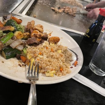 Tokyo Garden - My plate had steak, shrimp, fried rice,the vegetables (zucchini, carrots, onions, mushrooms, broccoli) Very good - Sushi Bars Near Me - Visalia, California Tokyo Garden - My plate had steak, shrimp, fried rice,the vegetables (zucchini, carrots, onions, mushrooms, broccoli) Very good - Sushi Bars Near Me - Visalia, California
