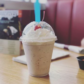 Silver Diner - Strawberry milkshake - Diners Near Me - Baltimore, Maryland Silver Diner - Strawberry milkshake - Diners Near Me - Baltimore, Maryland