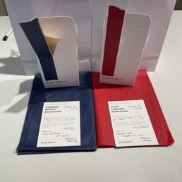 The two completed fragrances we made during our visit.