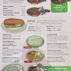La Rosita Mexican Store & Restaurant - Menu