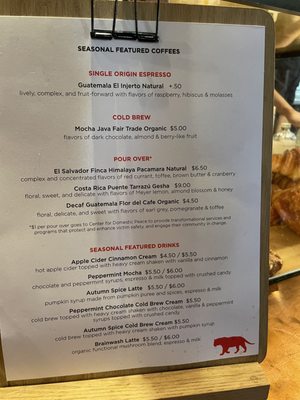 Menu photo 2 Equator Coffees Mill Valley, CA Menu photo 2 Equator Coffees Mill Valley, CA