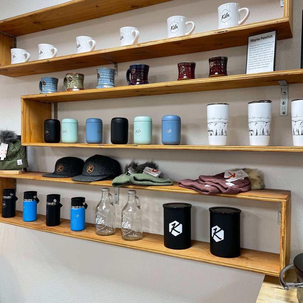 Kiln Coffee Bar - a variety of coffee mugs - Coffee & Tea Near Me - Grand Junction, Colorado Kiln Coffee Bar - a variety of coffee mugs - Coffee & Tea Near Me - Grand Junction, Colorado