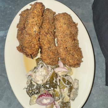 Zingerman's Roadhouse - Fried ribs and pickle salad - American Near Me - Ann Arbor, Michigan Zingerman's Roadhouse - Fried ribs and pickle salad - American Near Me - Ann Arbor, Michigan