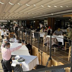 El Mayor - A better look at the seating area with direct views over Templo Mayor, more interior seating available as well
