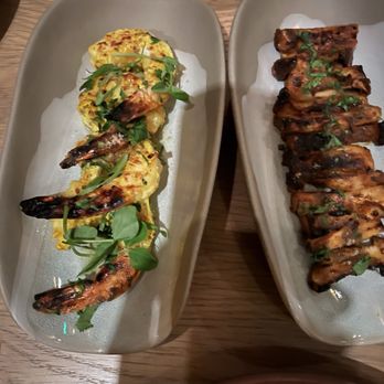 Eylan - Gulf shrimp and king trumpet mushrooms - Indian Near Me - Menlo Park, California Eylan - Gulf shrimp and king trumpet mushrooms - Indian Near Me - Menlo Park, California