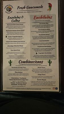 Menu photo 8 Tlaquepaque Restaurant Placentia, CA