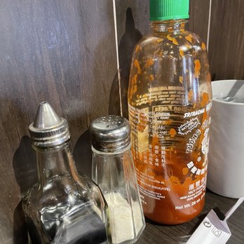 Miku Ramen & Kung Fu Tea - Condiments on table - Asian Fusion Near Me - Riverview, Florida Miku Ramen & Kung Fu Tea - Condiments on table - Asian Fusion Near Me - Riverview, Florida