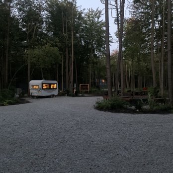 The Woods - Common area at night - Hotels Near Me - Fennville, Michigan
