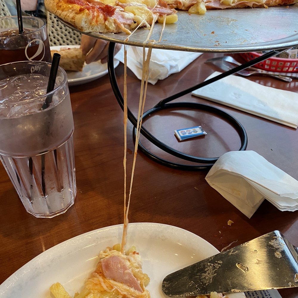 Farrelli's Pizza & Pool Co - Pizza cheese pull! So perfect! - Pizza Near Me - Lacey, Washington Farrelli's Pizza & Pool Co - Pizza cheese pull! So perfect! - Pizza Near Me - Lacey, Washington
