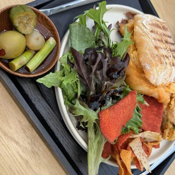 Kiwa - Shrimp gochujang panini - Cafes Near Me - Louisville, Kentucky Kiwa - Shrimp gochujang panini - Cafes Near Me - Louisville, Kentucky
