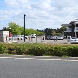 Tesla Supercharger - 6 Charging Stations
