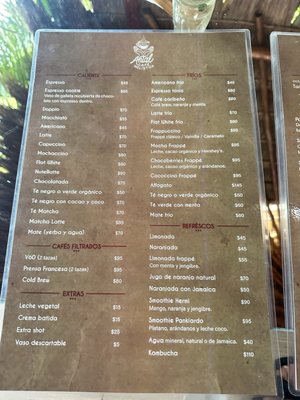Menu photo 1 Antal Cafe Holistico Isla Mujeres, ROO Menu photo 1 Antal Cafe Holistico Isla Mujeres, ROO