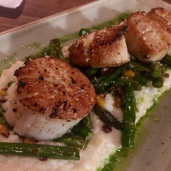 Bluewater Grill Seafood Restaurant & Market Carlsbad - Pan-Seared Sea Scallops - $28 - Seafood Near Me - Carlsbad, California