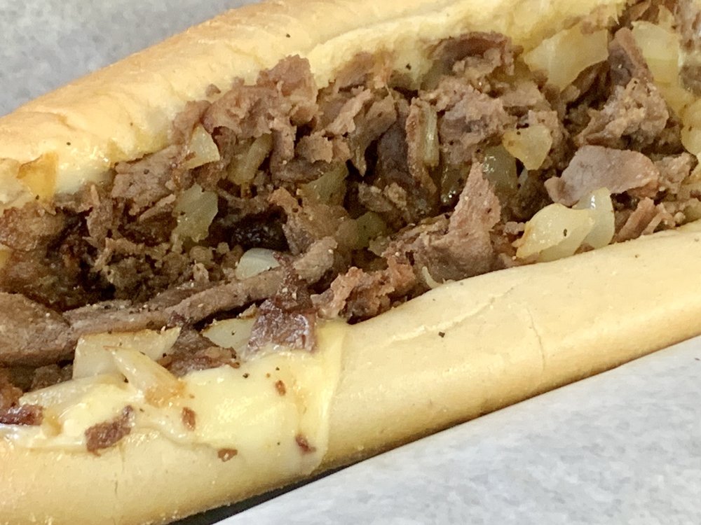 Food from Bravos Philly's & Pizza