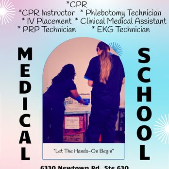 T&D Phlebotomy - Medical school - CPR Classes Near Me - Norfolk, Virginia