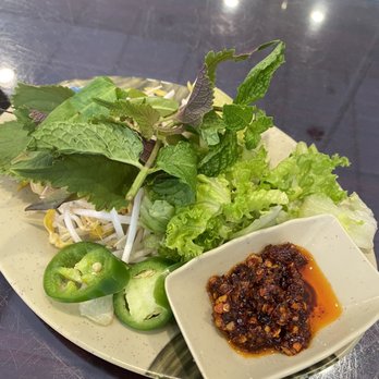 Pho 21 - Side for BBH, they give lettuce instead of cabbage - kinda odd - Vietnamese Near Me - Canoga Park, California Pho 21 - Side for BBH, they give lettuce instead of cabbage - kinda odd - Vietnamese Near Me - Canoga Park, California