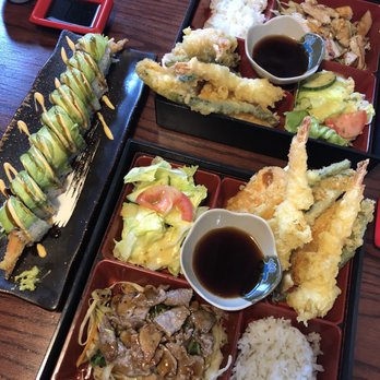 Wasabi & Teriyaki - Beef Teriyaki Bento Box / Chicken Teriyaki Bento Box / Green Dragon Roll - Japanese Near Me - Oakville, Ontario