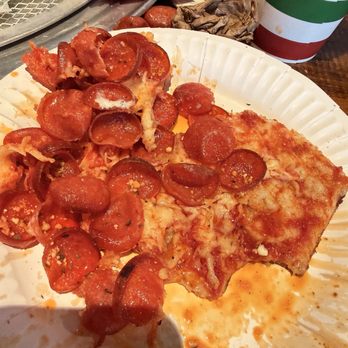Slice House by Tony Gemignani - Too many pepperonis! Too salty. No flavor to the pizza - Pizza Near Me - Frisco, Texas
