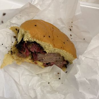 Cattleack Barbeque - Brisket sandwich was ok - Barbeque Near Me - Dallas, Texas