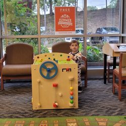 Scott Township Public Library - Having fun in the kid's section of the library!
