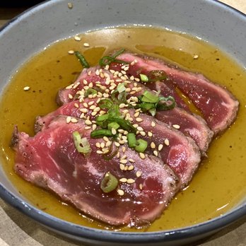 168 Sushi Asian Buffet - Yuzu Beef Tataki - Buffets Near Me - Vaughan, Ontario