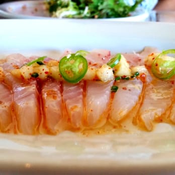 Mongers Market + Kitchen - Hamachi crudo - Seafood Near Me - Austin, Texas Mongers Market + Kitchen - Hamachi crudo - Seafood Near Me - Austin, Texas