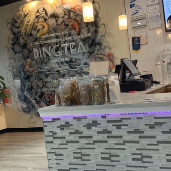 Ding Tea Norcross - Nice wall are displaying the stores name. Really modern looking. - Bubble Tea Near Me - Norcross, Georgia Ding Tea Norcross - Nice wall are displaying the stores name. Really modern looking. - Bubble Tea Near Me - Norcross, Georgia